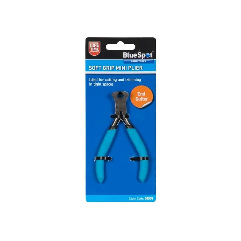 BlueSpot Tools Soft Grip Mini End Cutter Pliers