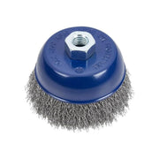 BlueSpot Tools Steel Wire Cup Brush 100mm for Grinders