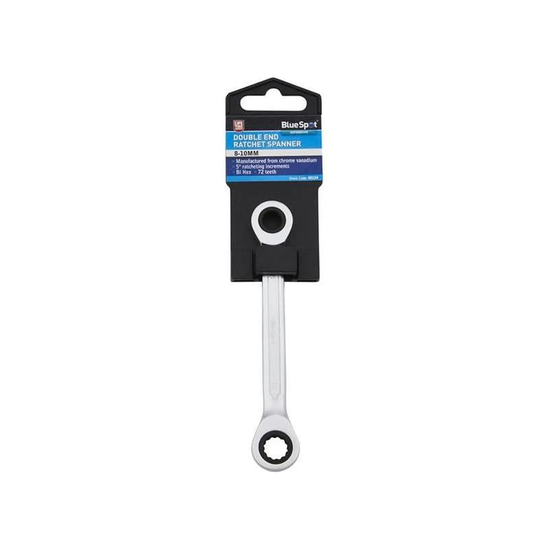BlueSpot Tools Double End Ratchet Spanner 8-10mm