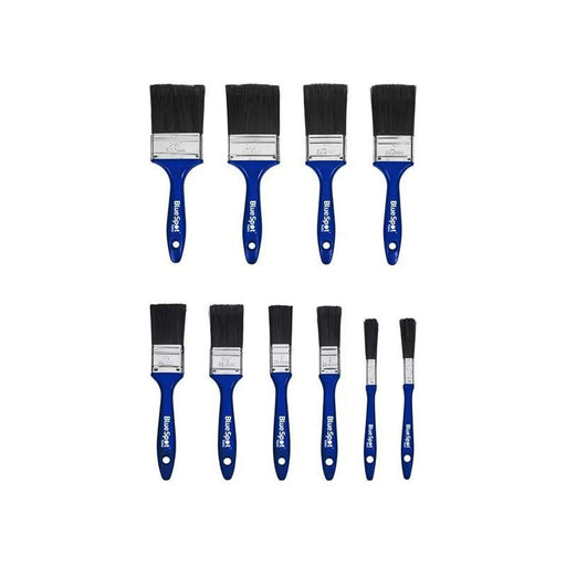 BlueSpot Tools Synthetic Paint Brush Set - 10 Piece