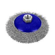 BlueSpot Tools Steel Bevel Wire Cup Brush 115mm