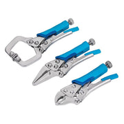BlueSpot Tools Mini Locking Pliers Set - 3 Piece