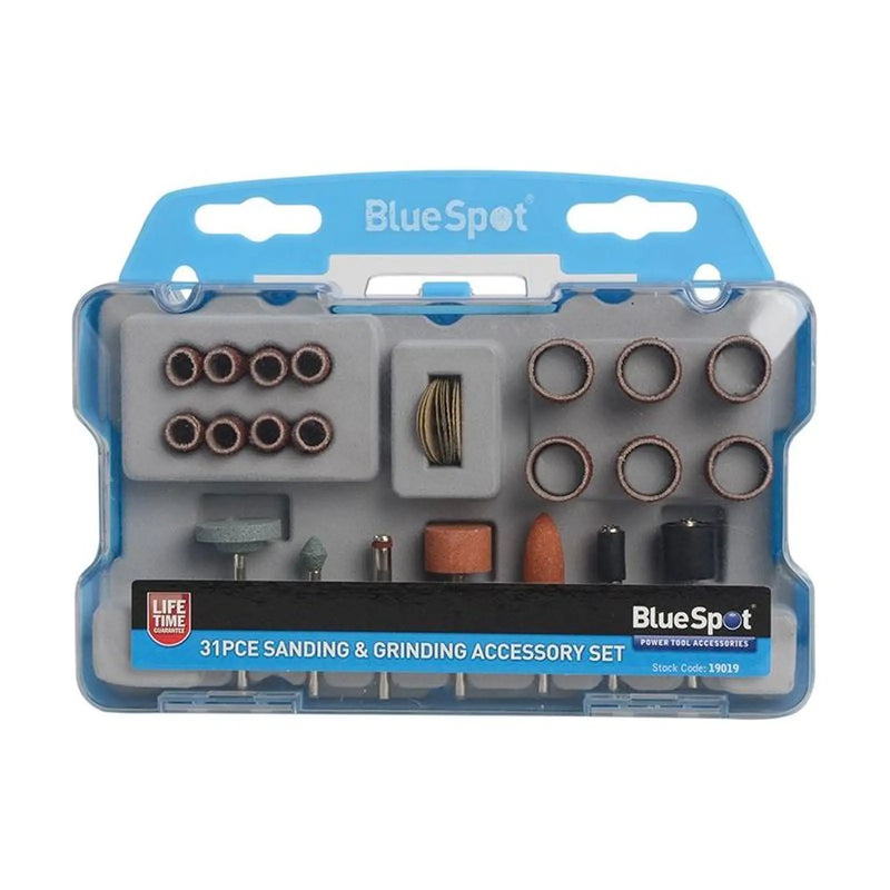 BlueSpot Tools 31 Piece Sanding and Grinding Accessory Kit
