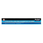 BlueSpot Tools Extra Long Ring Spanner Set