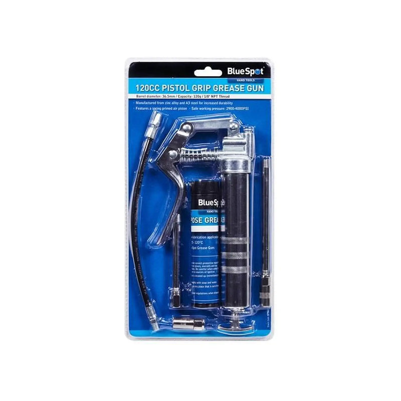 BlueSpot Tools 120cc Pistol Grip Grease Gun