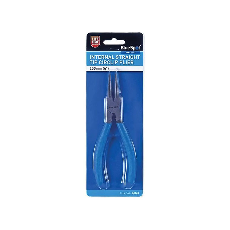 BlueSpot Tools Circlip Pliers Internal 150mm Heavy Duty