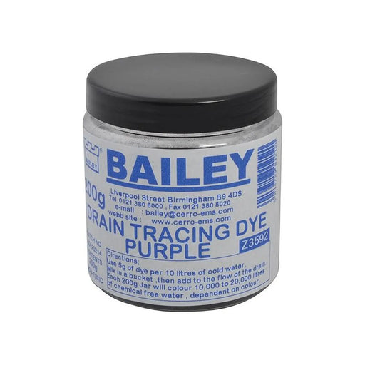 Bailey Products Drain Tracing Dye Purple