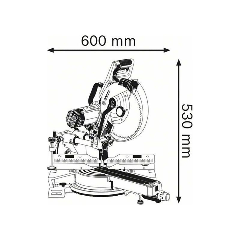 Bosch GCM 12 SDE Professional Sliding Mitre Saw