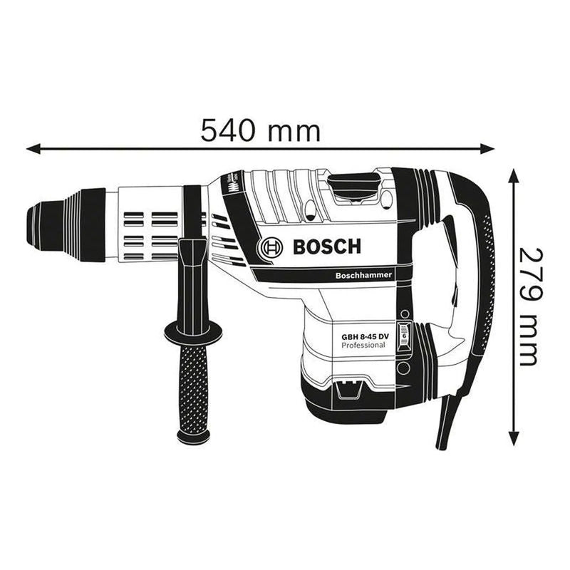 Bosch GBH 8-45 DV SDS-Max Rotary Hammer Drill