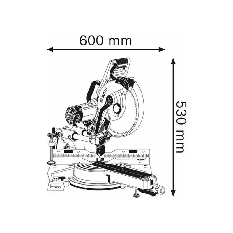 Bosch GCM 12 SDE Professional Sliding Mitre Saw