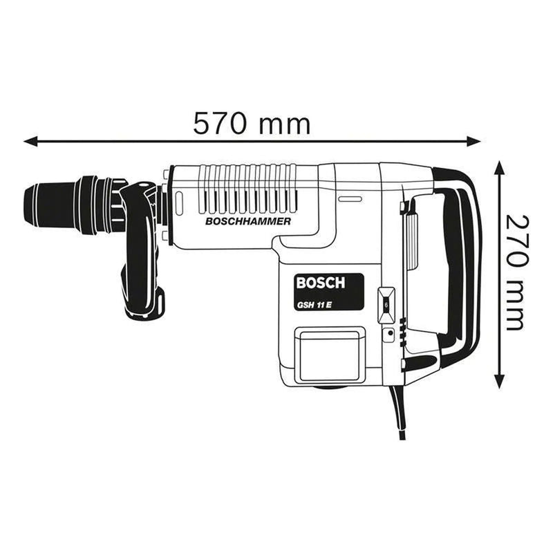 Bosch GSH 11 E 1500W SDS-Max Demolition Hammer