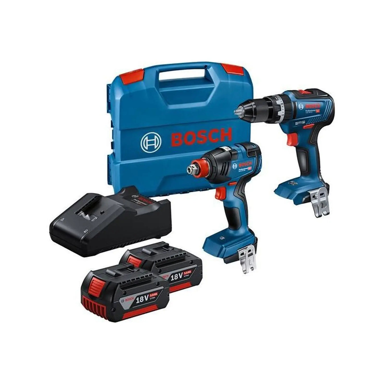 Bosch Professional Twin Pack 18V 2x5.0Ah Power Tools