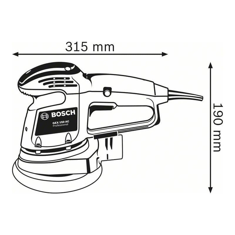 Bosch GEX 34-150 Professional Random Orbital Sander