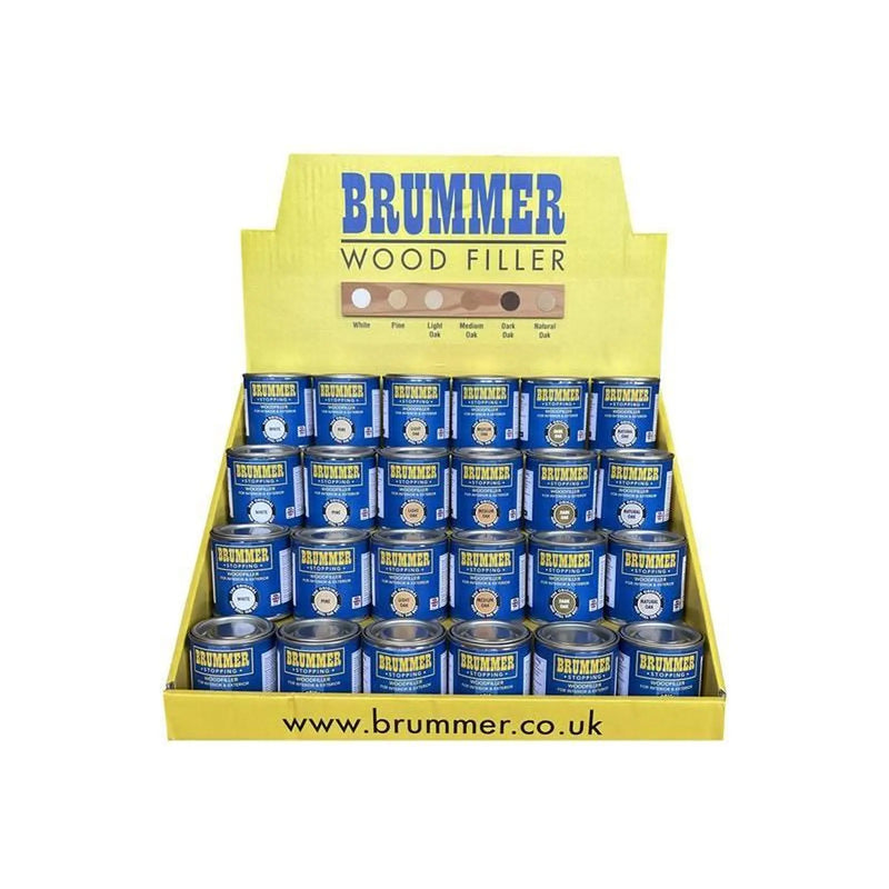 Brummer® Brummer Wood Filler Counter Display Unit