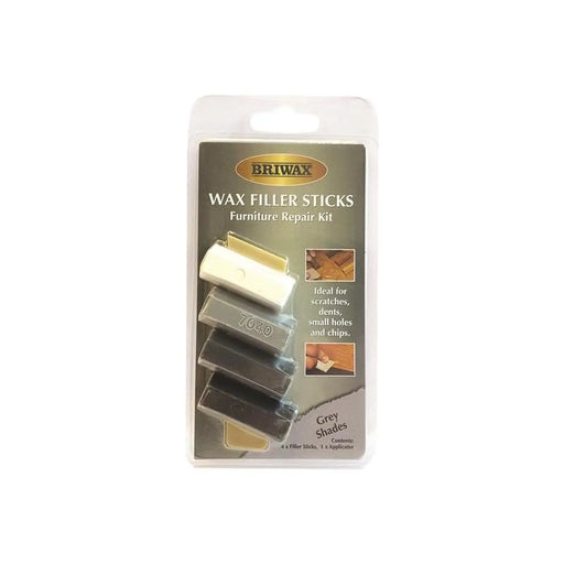 Briwax Wax Filler Sticks Grey Shades Pack of 4