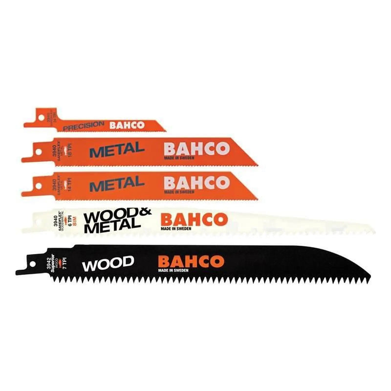 Bahco Sabre Saw Blade Set 5 Piece Heavy Duty