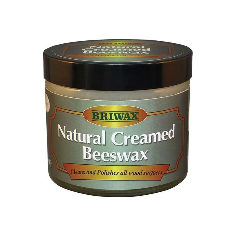 Briwax Natural Creamed Beeswax Clear 250ml Premium Quality