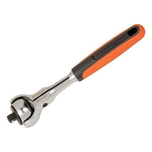 Bahco BAH812014 Swivel Head Ratchet 1/4in Drive