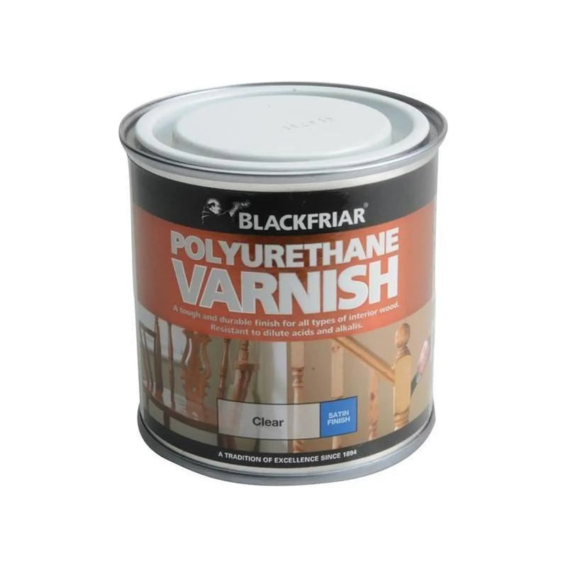Blackfriar Polyurethane Varnish Clear Satin 250ml