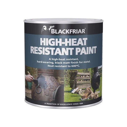Blackfriar High-Heat Resistant Paint 500ml Black
