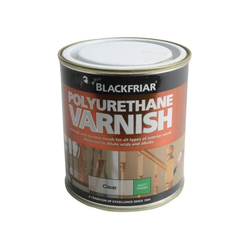 Blackfriar Polyurethane Varnish Clear Matt 500ml