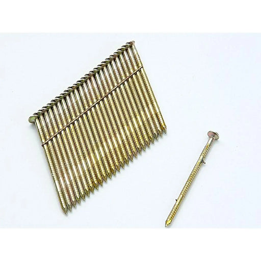 Bostitch 28° Galvanised Ring Shank Stick Nails 90mm