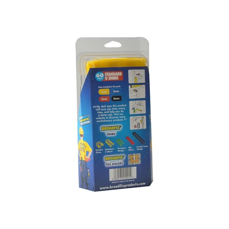 BroadFix U-Shim Mixed Clam Pack 60 Heavy Duty Tool