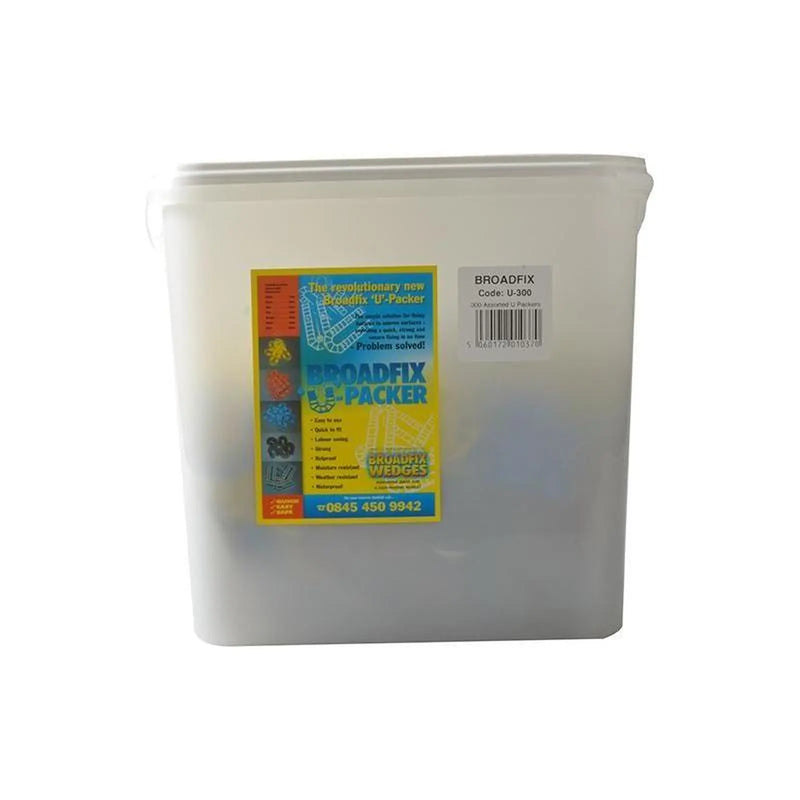 BroadFix U-Shim Mixed Tub 300 Heavy Duty Shims