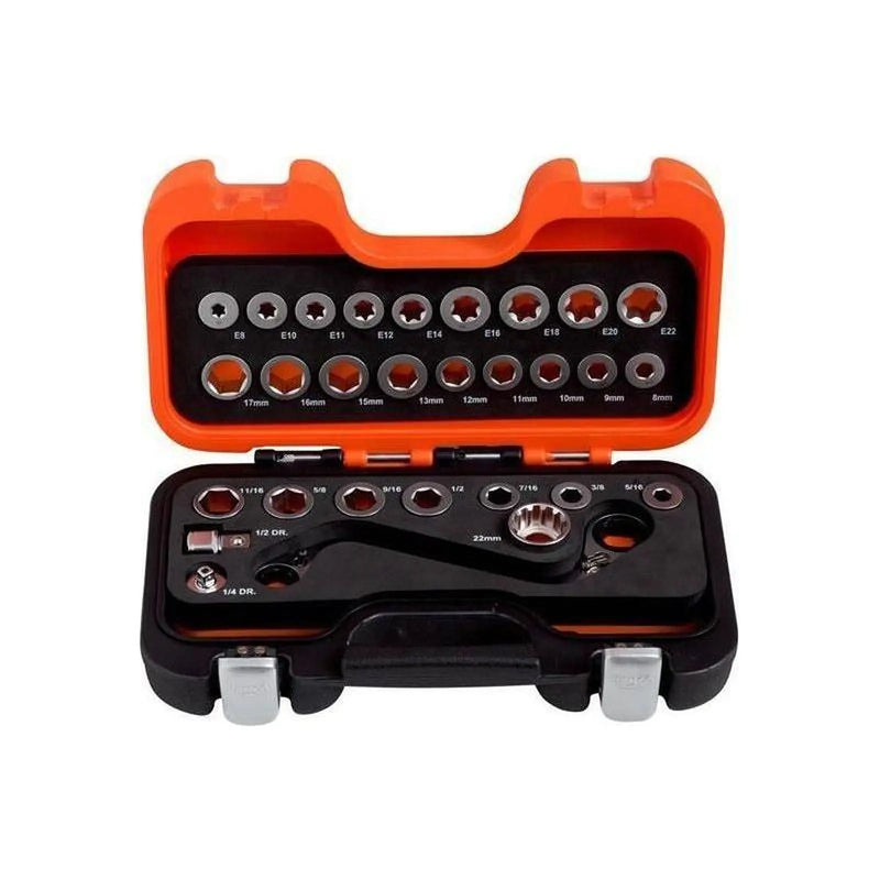 Bahco 29 Piece S Type Ratchet Ring Wrench Set