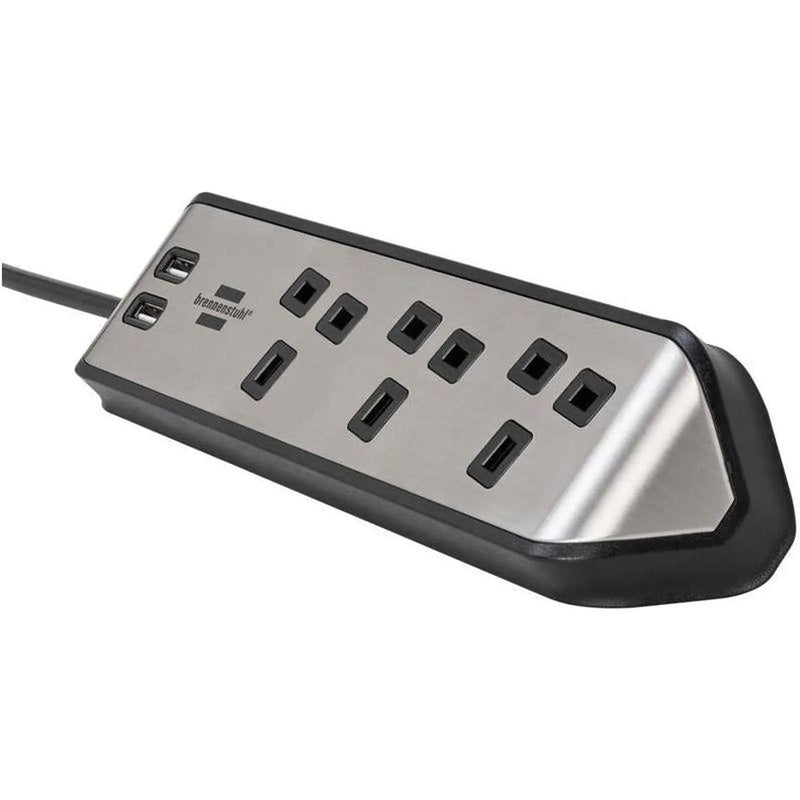 Brennenstuhl Corner Extension Lead 240V 3-Gang 2m