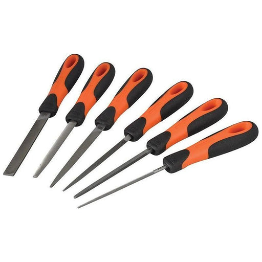 BAHCO 1-476 ERGO File Set 6 Piece Professional Hand Tools