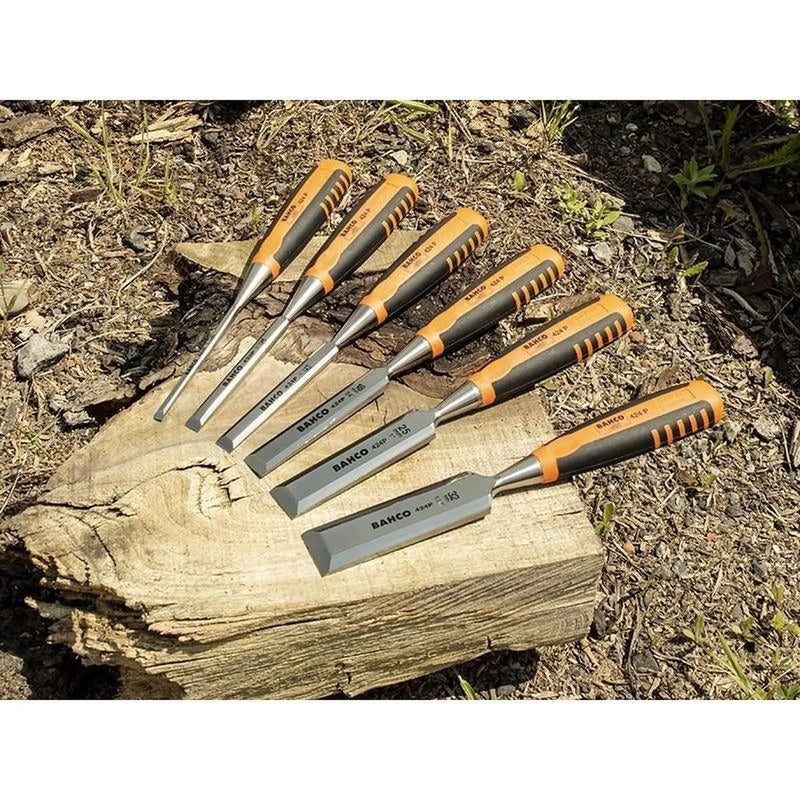 BAHCO 424-P Bevel Edge Chisel Set - 6 Piece