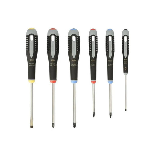 Bahco BE-9886 ERGO Screwdriver Set 6 Piece