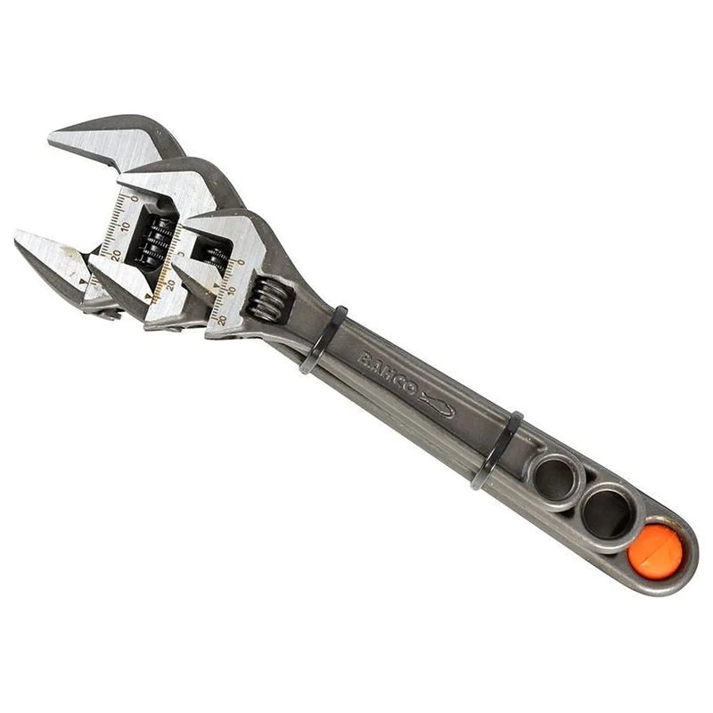 BAHCO Adjustable Wrench Set 3 Piece Heavy Duty