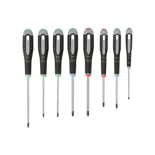 Bahco BE-9872 ERGO Screwdriver Set 8 Piece