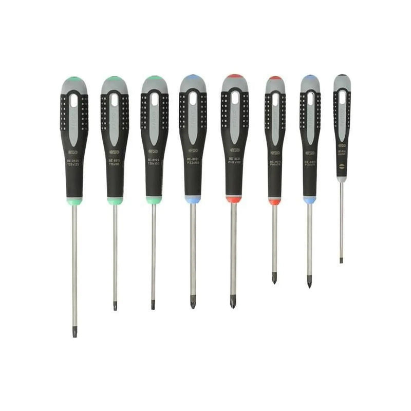 Bahco BE-9872 ERGO Screwdriver Set 8 Piece