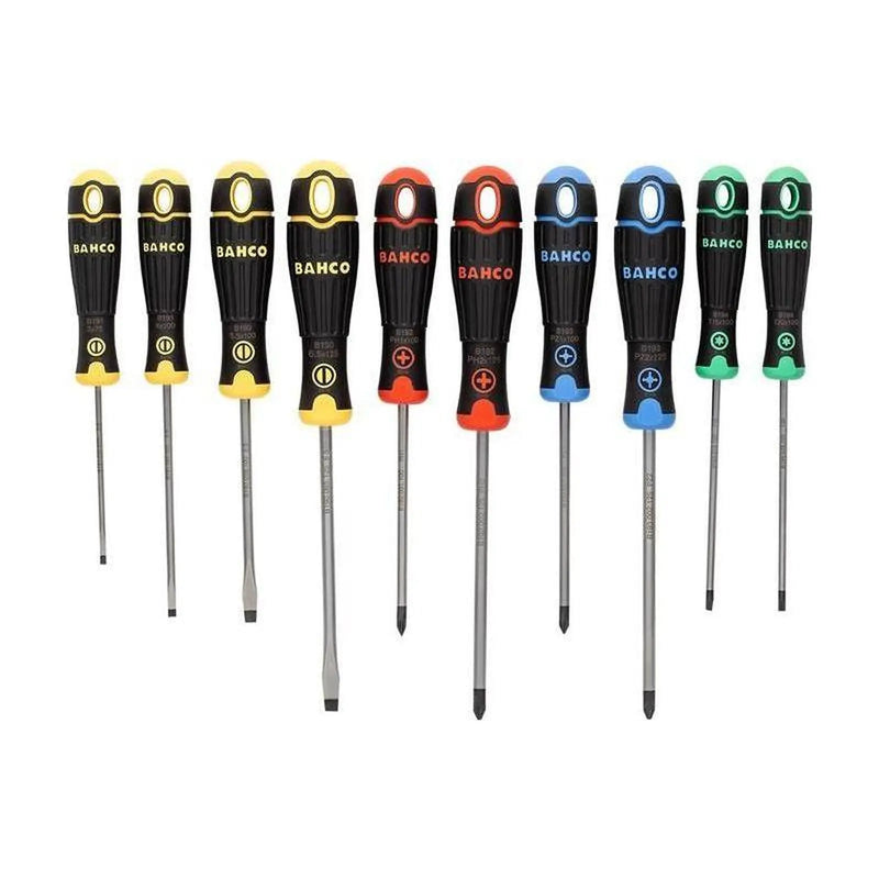 Bahco BAHB219010RB Professional 10 Piece Screwdriver Set