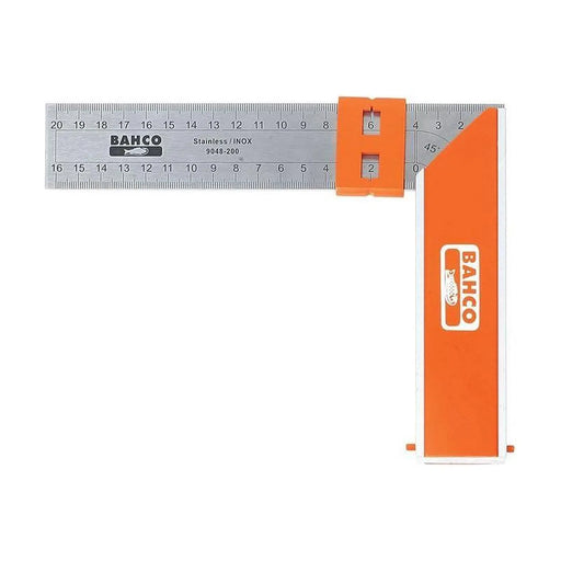 BAHCO 9048-400 Aluminium Block Steel Try Square