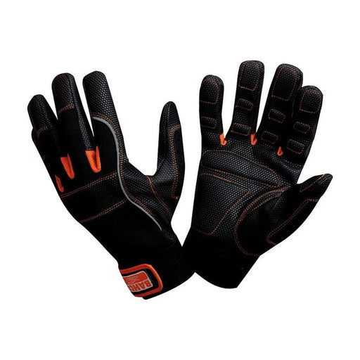 Bahco Padded Palm Gloves Heavy Duty Safety Grip