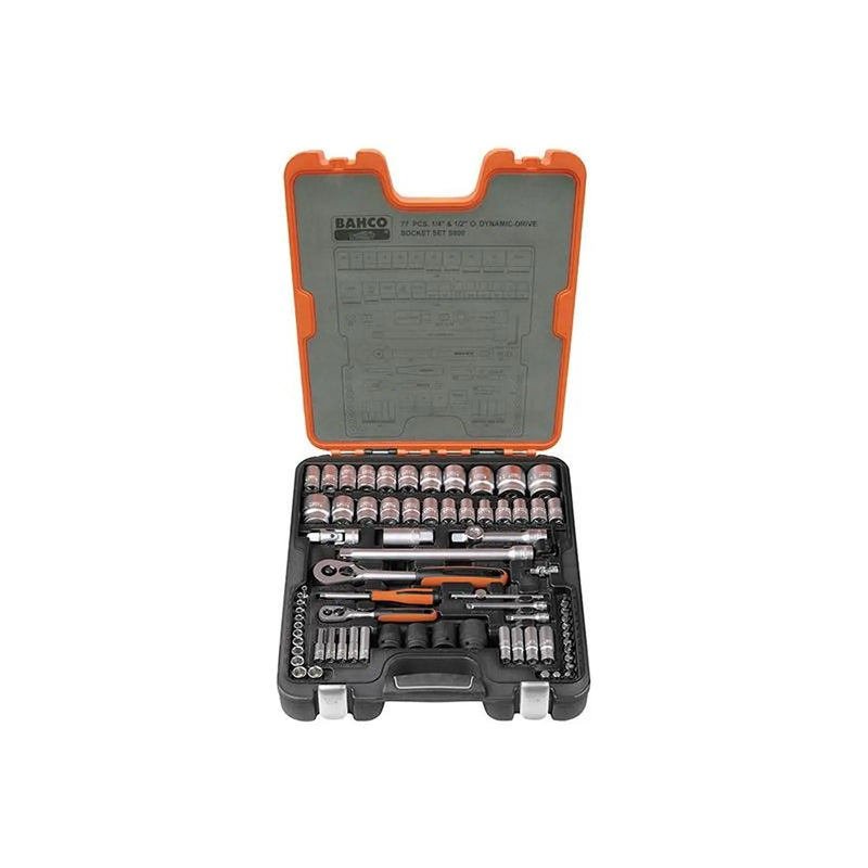 BAHCO S800 77 Piece Drive Socket Set