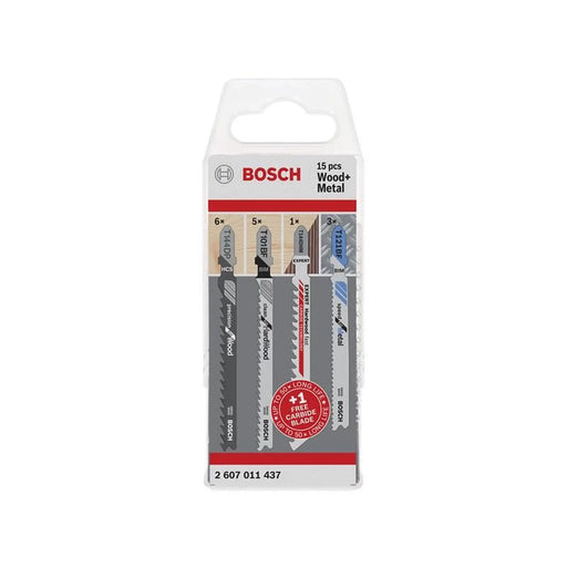 Bosch Powertool Accessories Jigsaw Blade Set 15 Piece