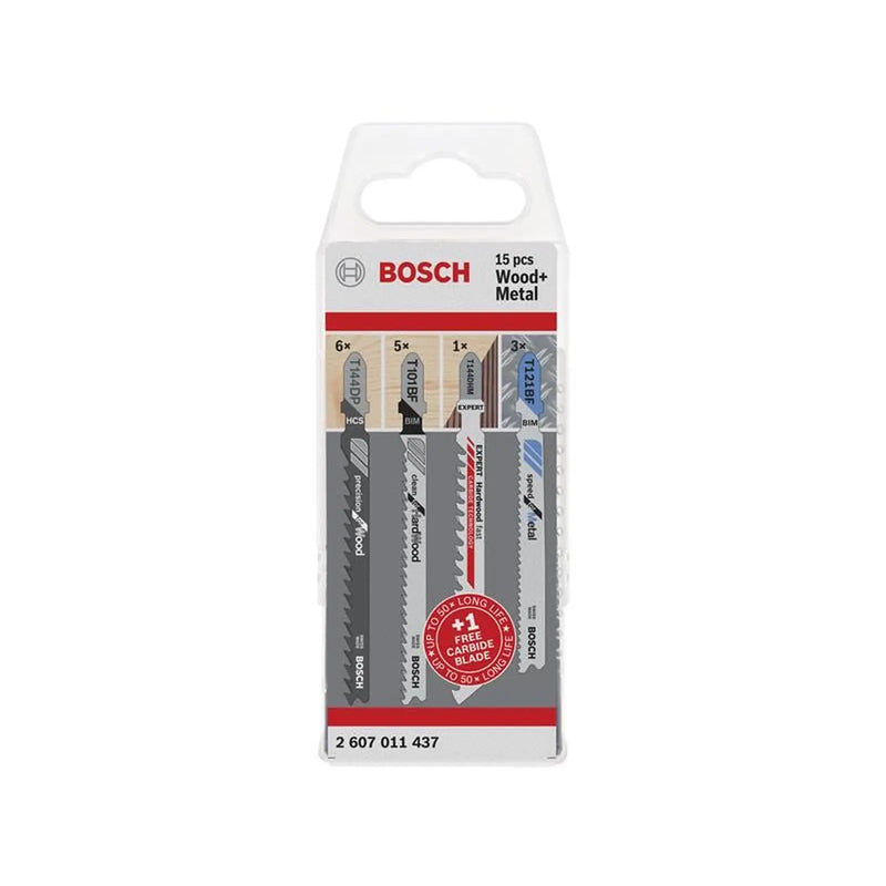 Bosch Powertool Accessories Jigsaw Blade Set 15 Piece