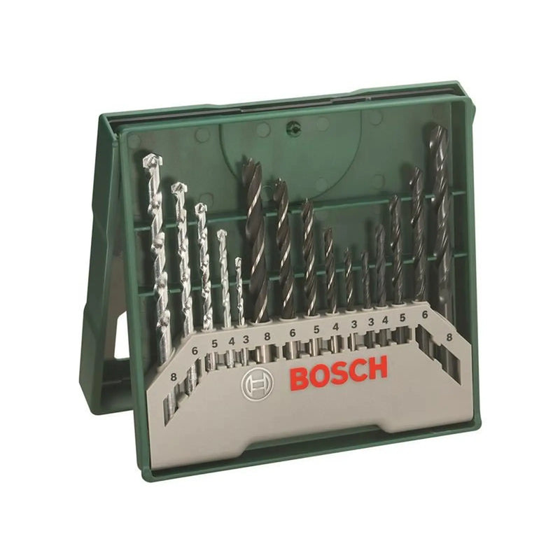Bosch Powertool Accessories Mini-X-Line 15 Piece Drill Bit Set