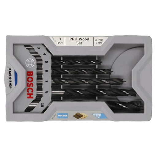 Bosch Powertool Accessories Brad Point Drill Bit Set