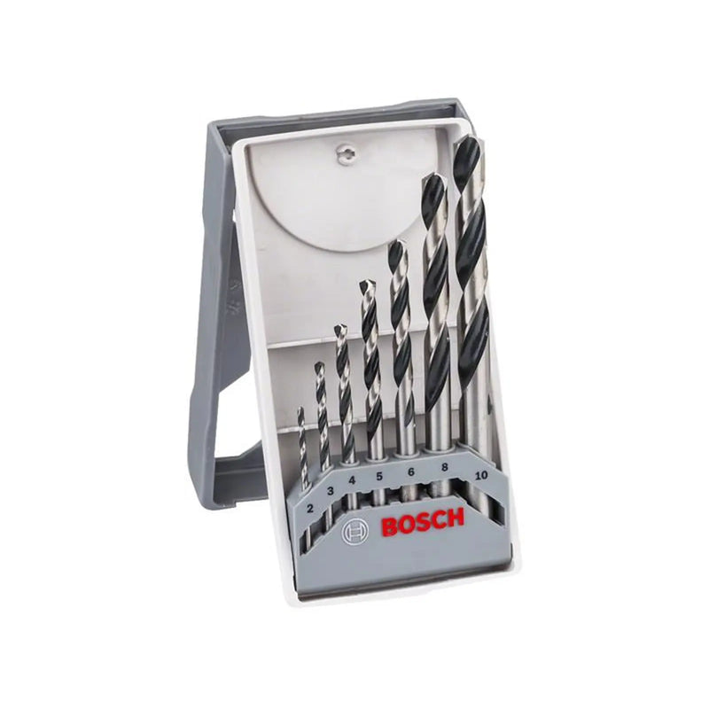 Bosch Powertool Accessories Bosch HSS Twist Drill Bit Set 7 Piece Heavy Duty