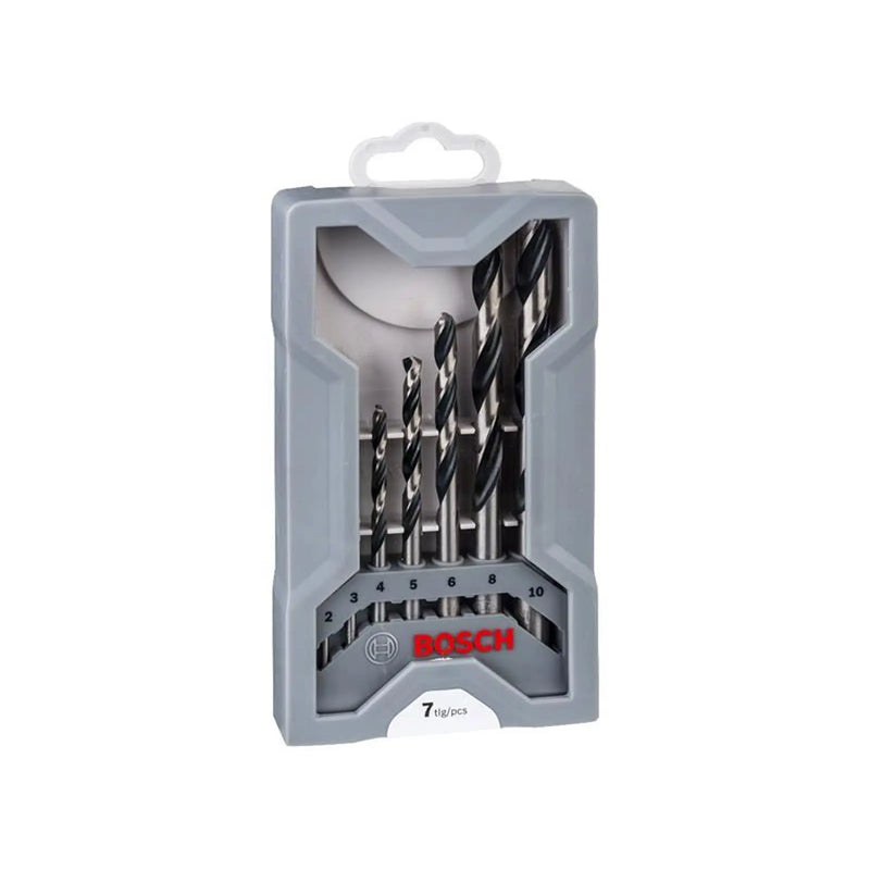 Bosch Powertool Accessories Bosch HSS Twist Drill Bit Set 7 Piece Heavy Duty