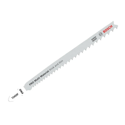 Bosch Powertool Accessories Bosch T345XF Jigsaw Blade Pack of 5 Heavy Duty