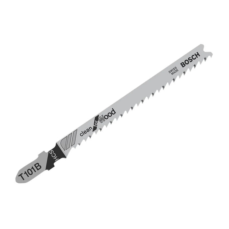 Bosch Powertool Accessories Bosch T101B Jigsaw Blade Pack of 5 Heavy Duty