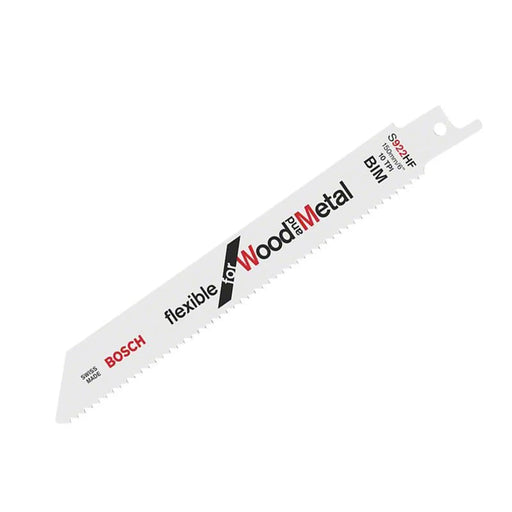 Bosch Powertool Accessories Bosch S922HF Reciprocating Saw Blades 150mm Heavy Duty
