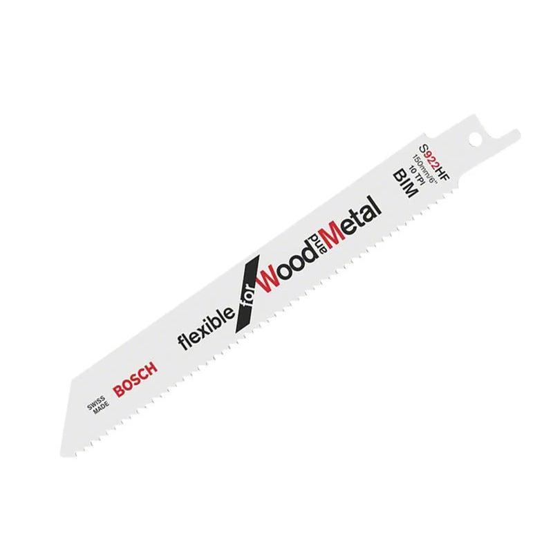 Bosch Powertool Accessories Bosch S922HF Reciprocating Saw Blades 150mm Heavy Duty